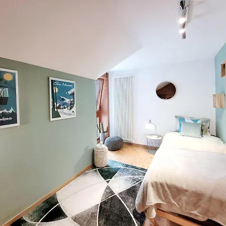 L'avantgardiste, Spacious 6 Bedrooms Duplex, Panoramic View Daire Crans-Montana