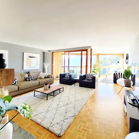 Apartment L'avantgardiste, Spacious 6 Bedrooms Duplex, Panoramic View Crans-Montana
