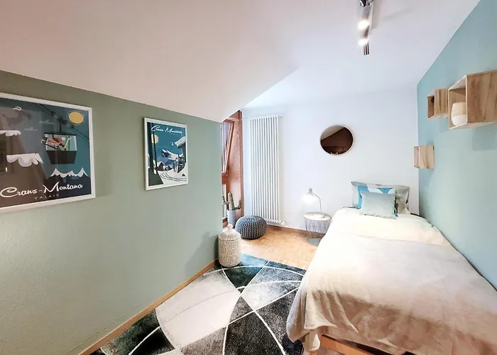 L'avantgardiste, Spacious 6 Bedrooms Duplex, Panoramic View Апартаменты Кран-Монтана